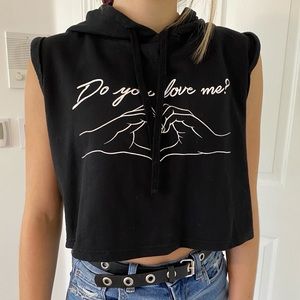 💛2/$25💛 Ardene hoodie crop sweatshirt small